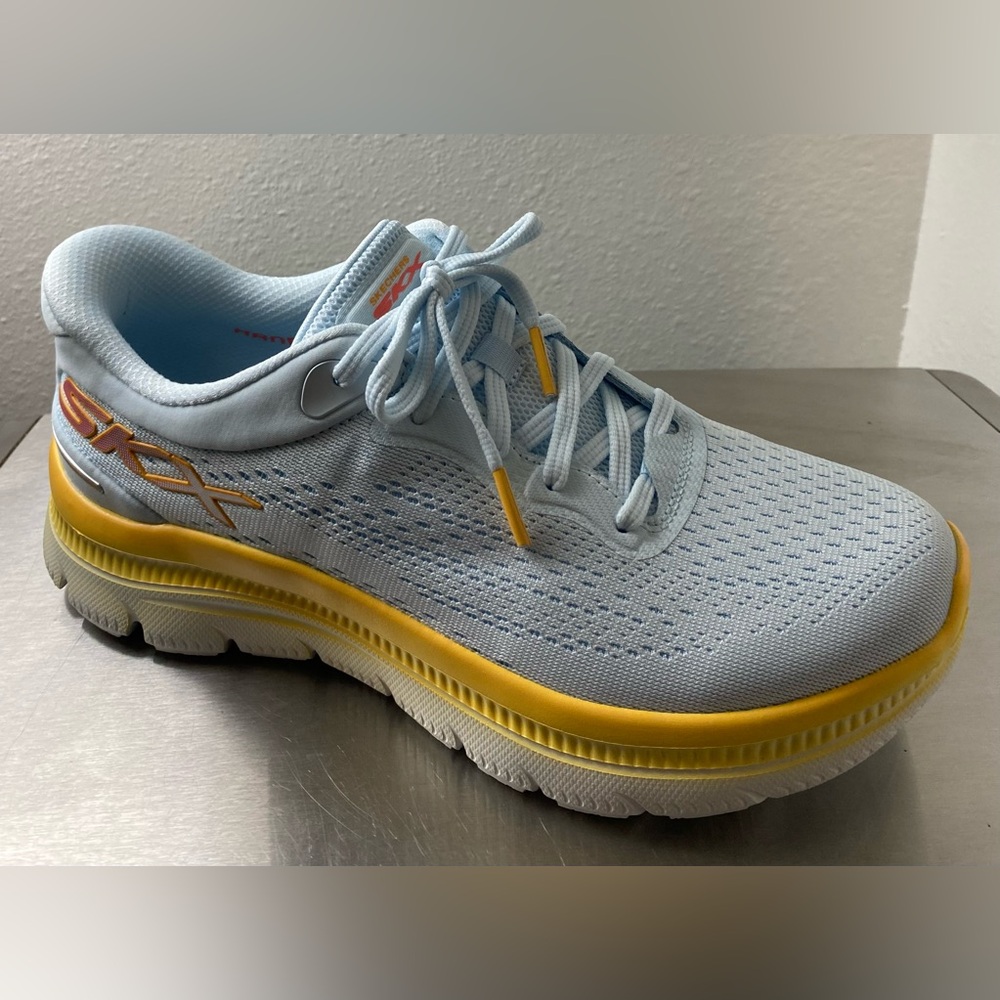 SKECHERS… WOMENS SUMMIT PLUS
BLUE AND YELLOW SNEAKERS - Picture 7 of 16